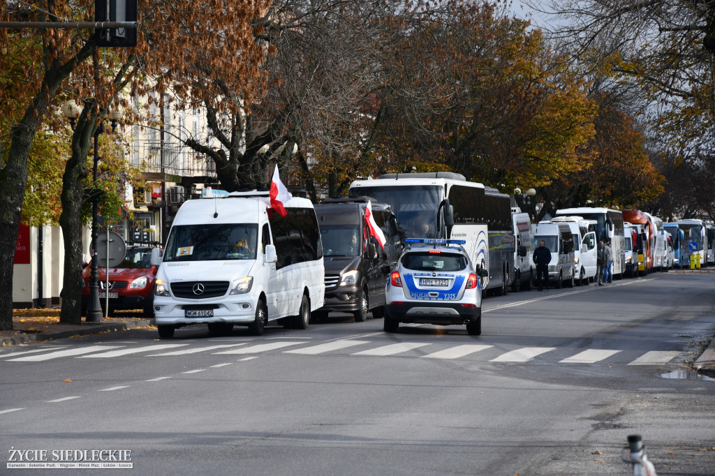 Protest branży transportowo-turystycznej