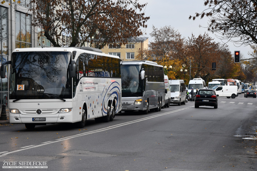 Protest branży transportowo-turystycznej