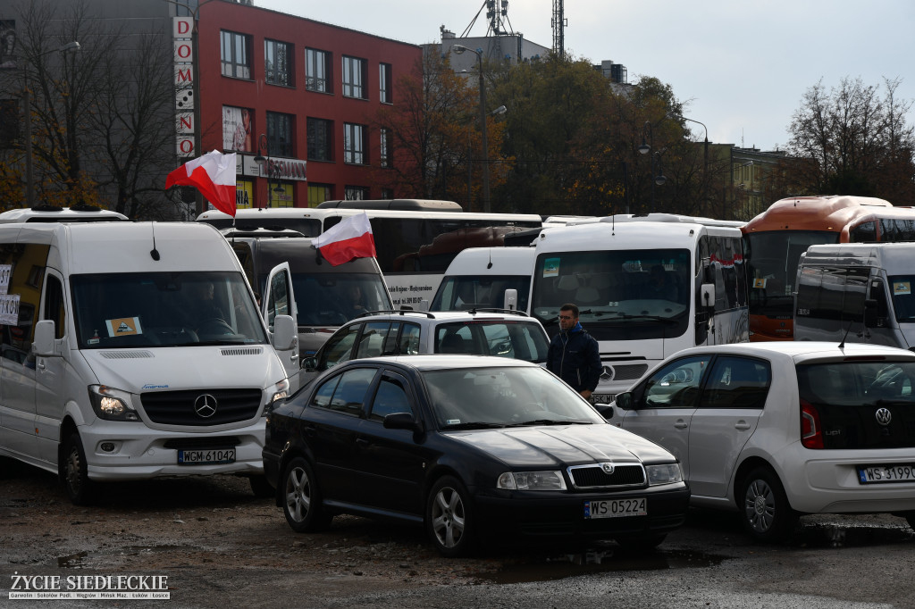 Protest branży transportowo-turystycznej