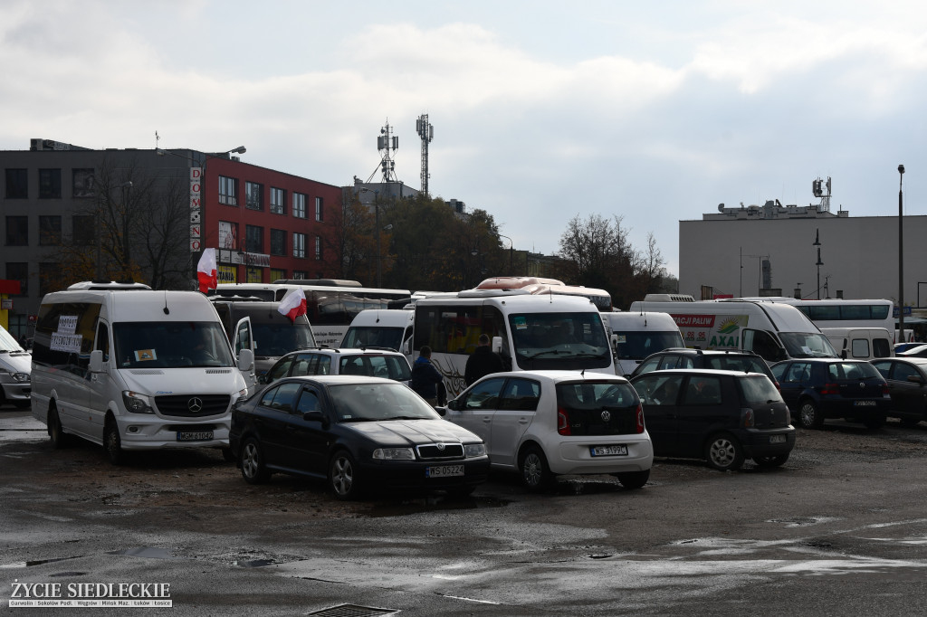 Protest branży transportowo-turystycznej