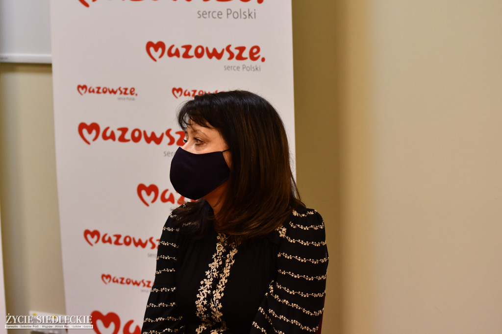 Konferencja prasowa władz Mazowsza