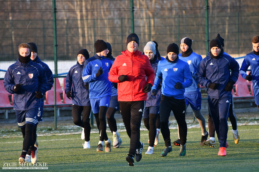 Pierwszy trening Pogoni