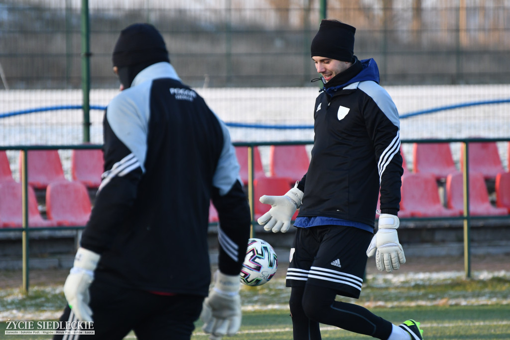 Pierwszy trening Pogoni