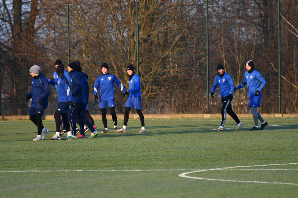 Pierwszy trening Pogoni