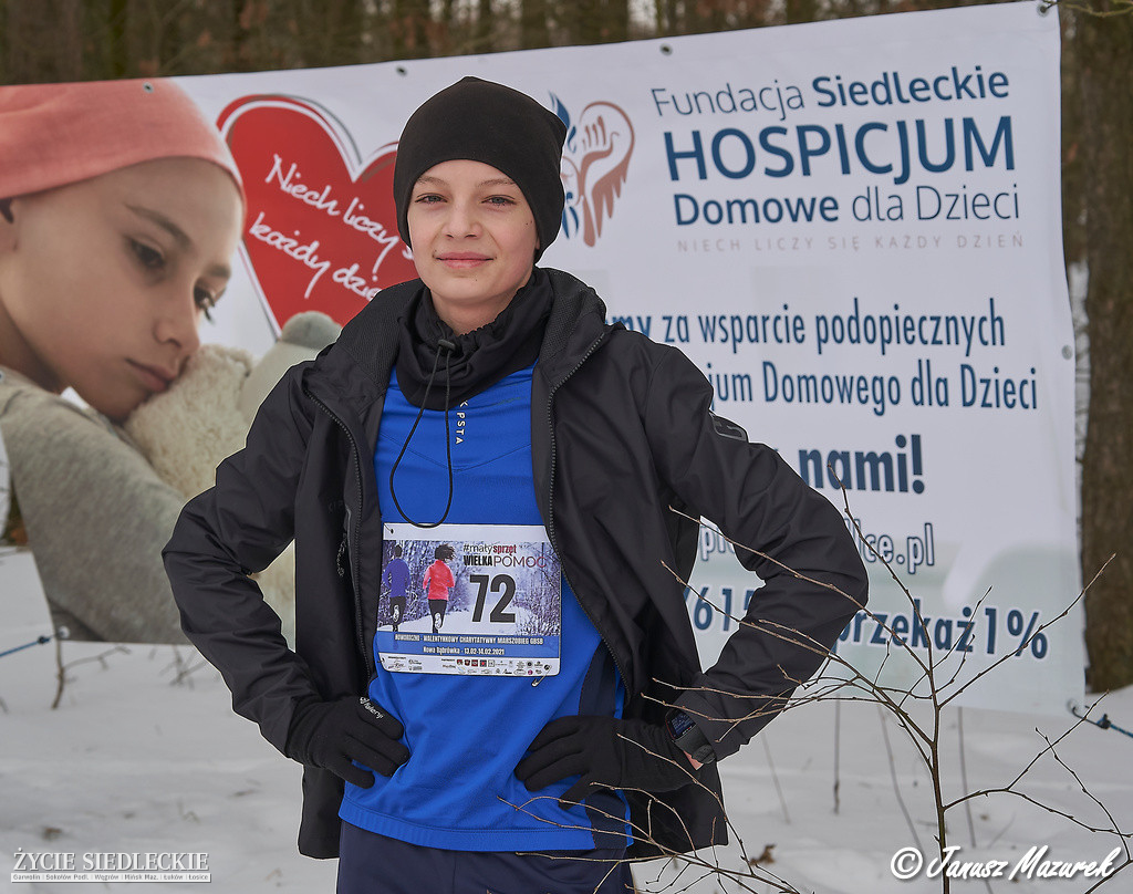 Maszerowali i biegali dla dzieci z hospicjum