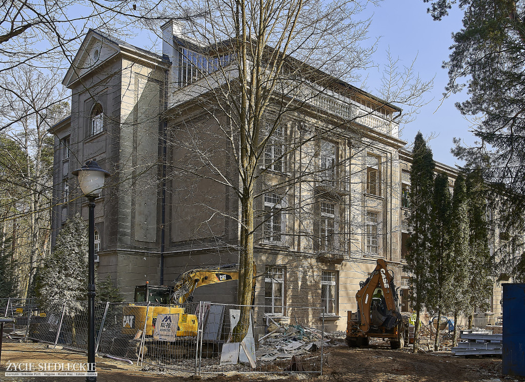 Remont szpitala w Rudce