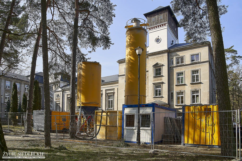 Remont szpitala w Rudce