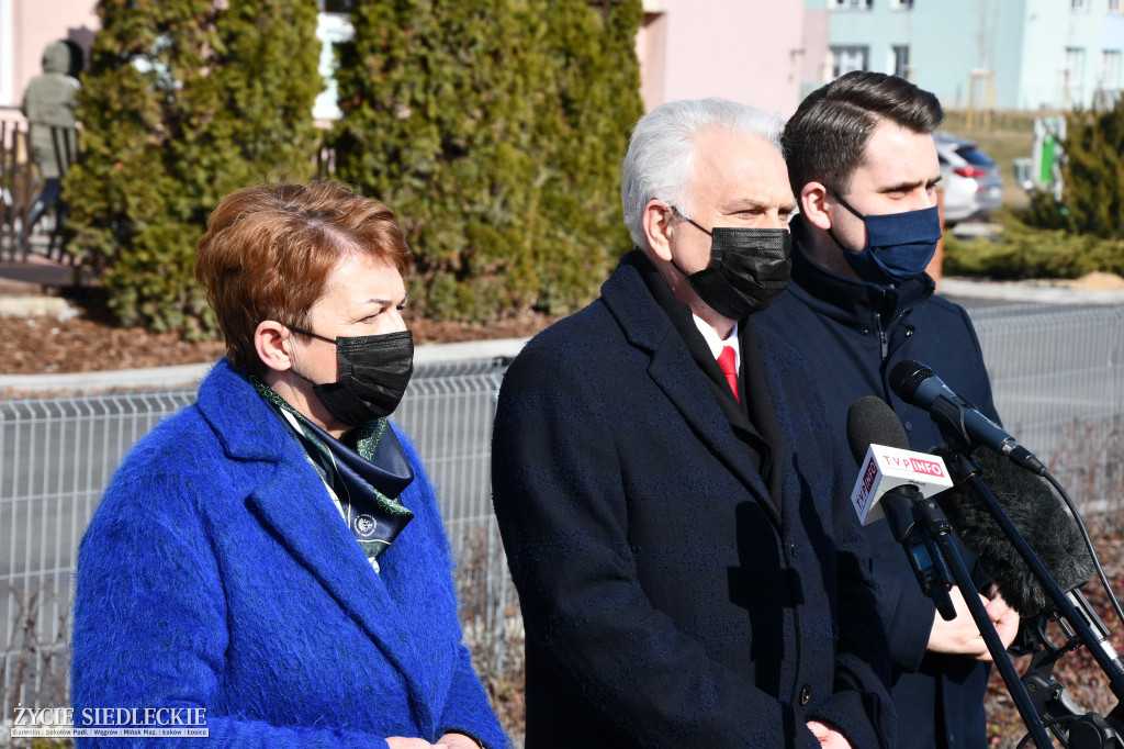 Konferencja prasowa wiceministra Kraski