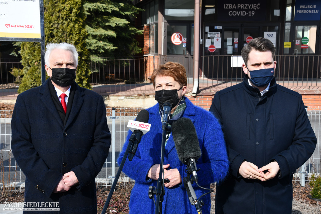 Konferencja prasowa wiceministra Kraski