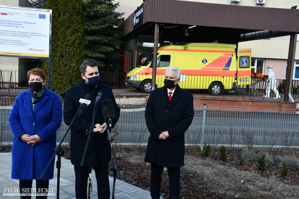 Konferencja prasowa wiceministra Kraski