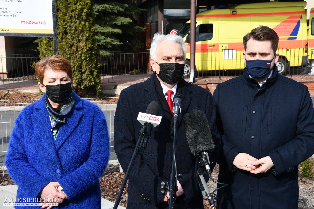 Konferencja prasowa wiceministra Kraski