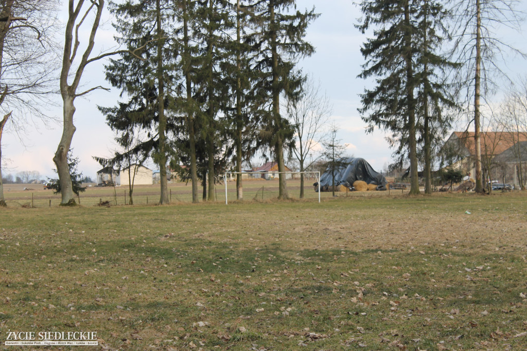 Park w Kobylanach przed rewitalizacją