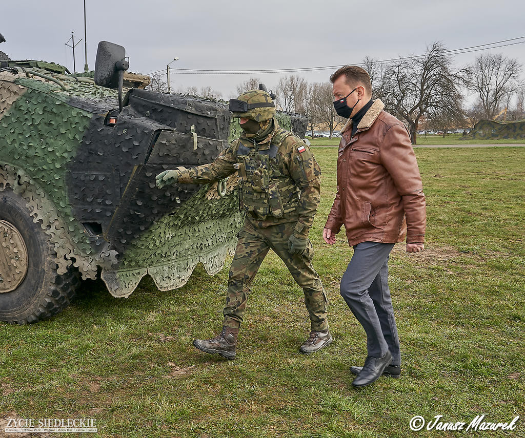 Minister Błaszczak w Siedlcach