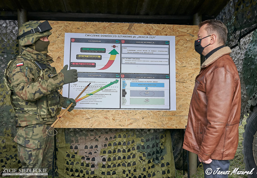 Minister Błaszczak w Siedlcach