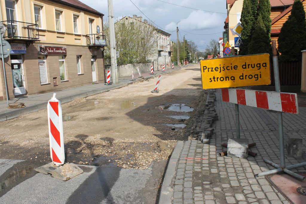 Łosickie inwestycje drogowe na początku maja