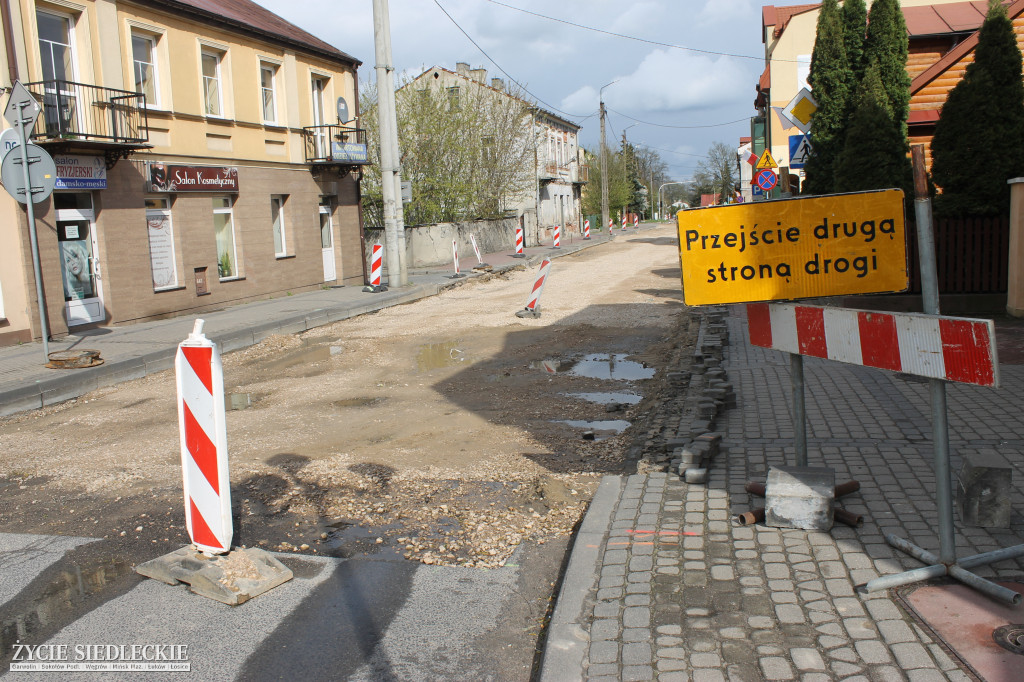 Łosickie inwestycje drogowe na początku maja