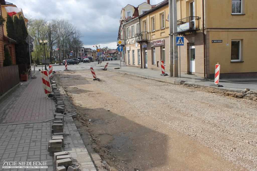 Łosickie inwestycje drogowe na początku maja