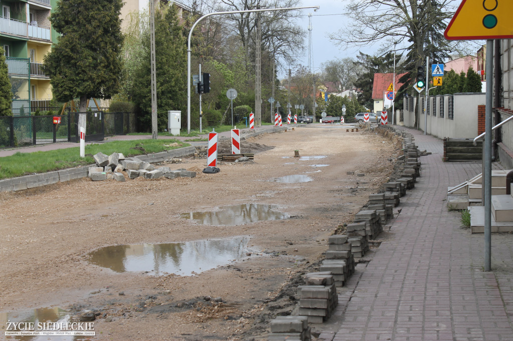 Łosickie inwestycje drogowe na początku maja