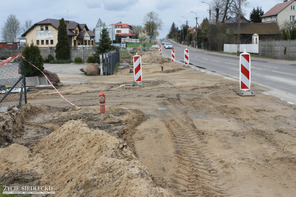 Łosickie inwestycje drogowe na początku maja