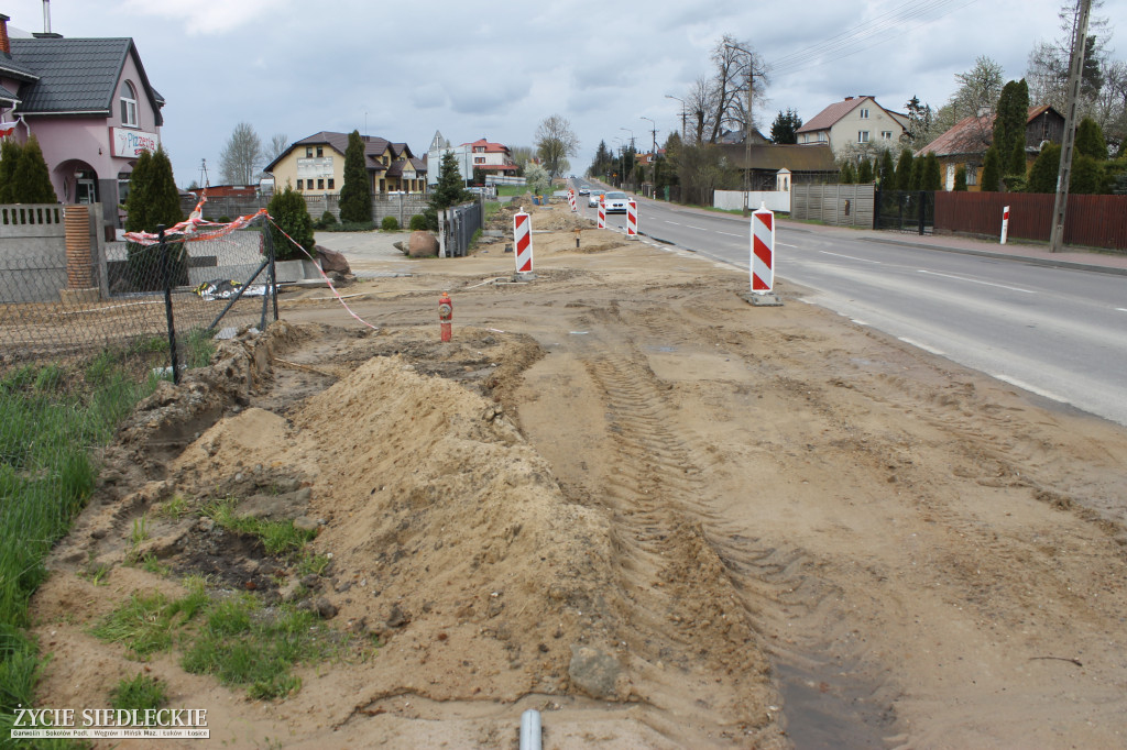 Łosickie inwestycje drogowe na początku maja