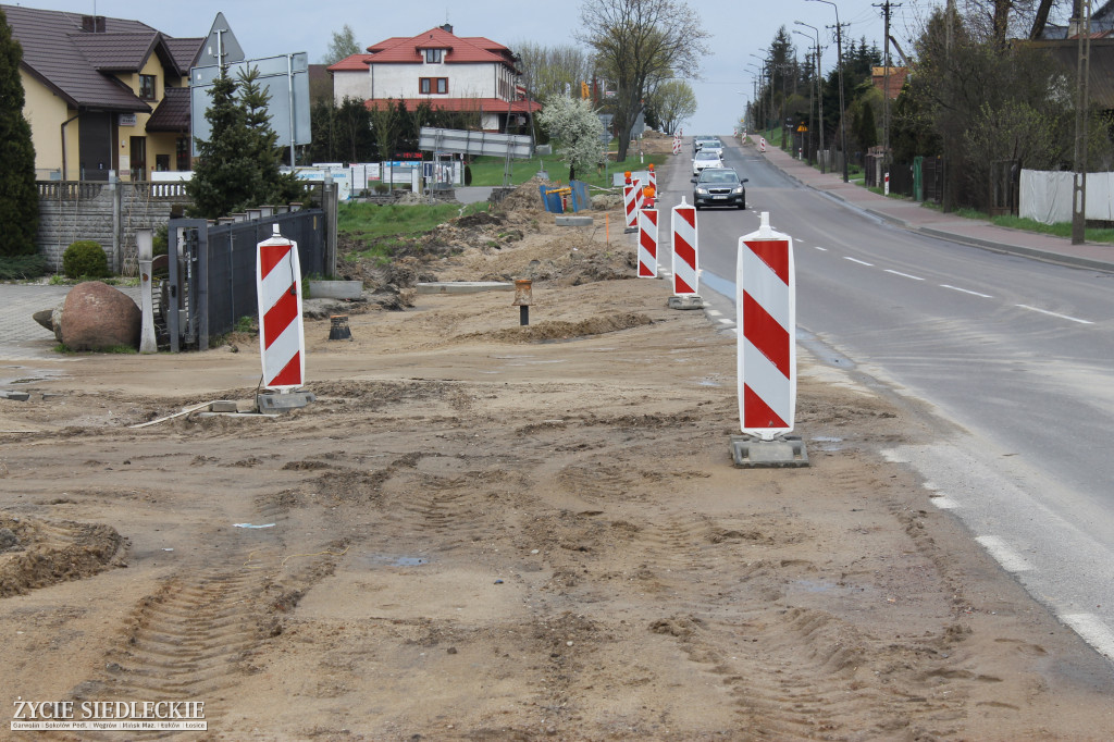 Łosickie inwestycje drogowe na początku maja