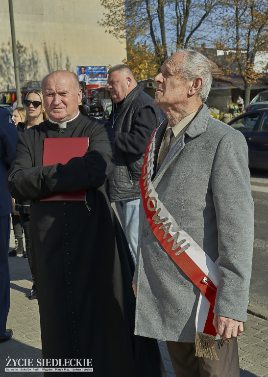 Odsłonięcia muralu w centrum Siedlec