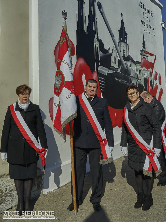 Odsłonięcia muralu w centrum Siedlec