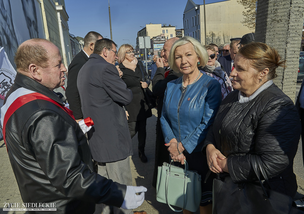 Odsłonięcia muralu w centrum Siedlec