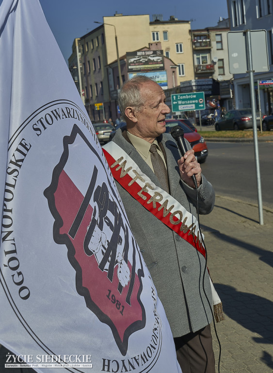 Odsłonięcia muralu w centrum Siedlec