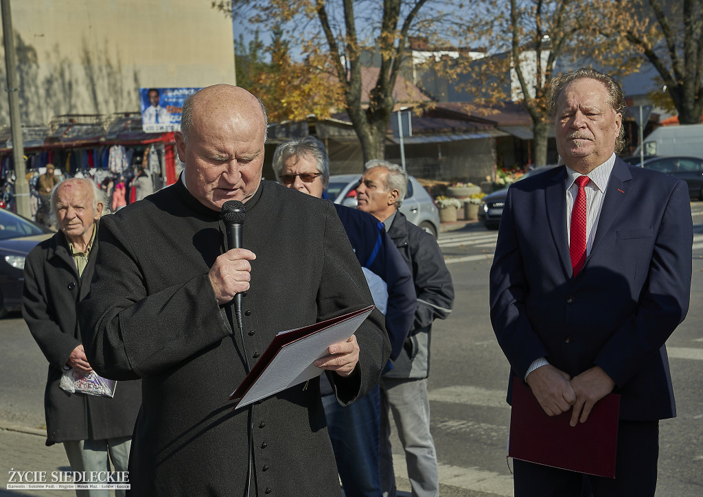Odsłonięcia muralu w centrum Siedlec