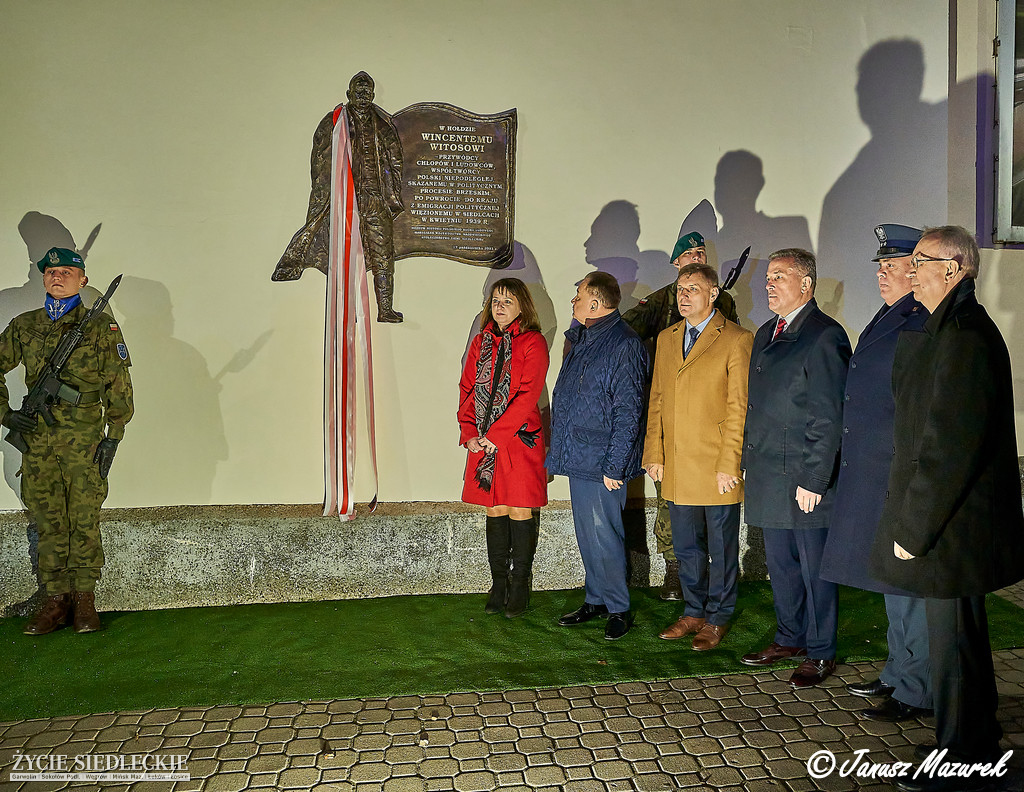 Odsłonięcie tablicy Witosa