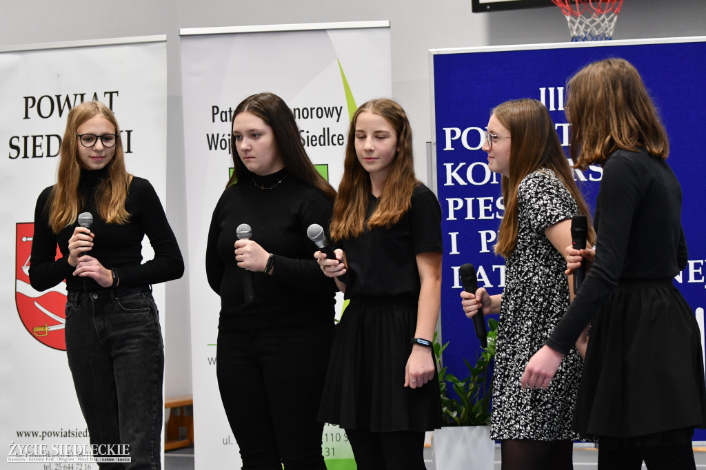 III Powiatowy Konkurs Pieśni Patriotycznej