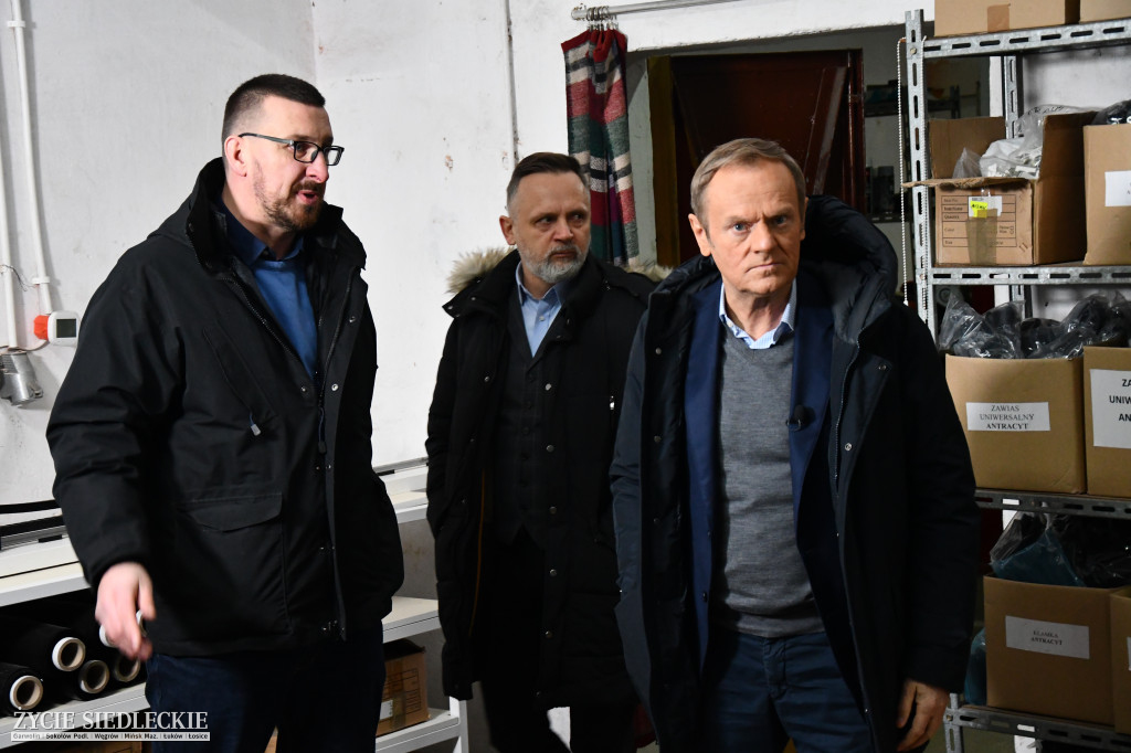 Donald Tusk w Mińsku Mazowieckim