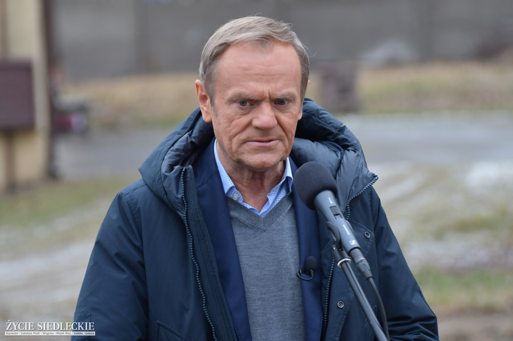 Donald Tusk w Mińsku Mazowieckim