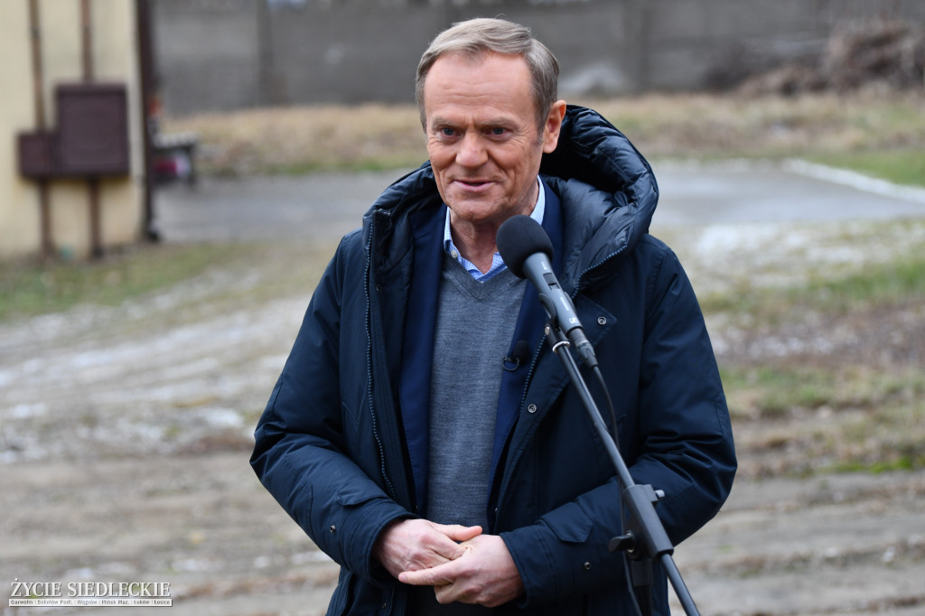 Donald Tusk w Mińsku Mazowieckim