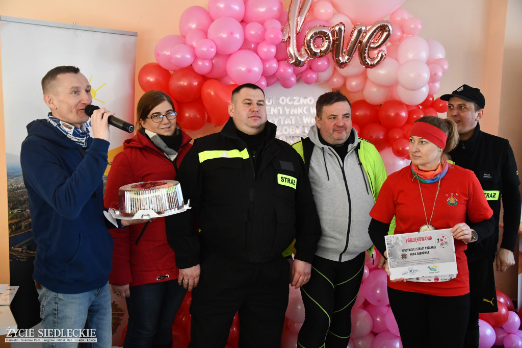 Biegali i kręcili dla Lenki