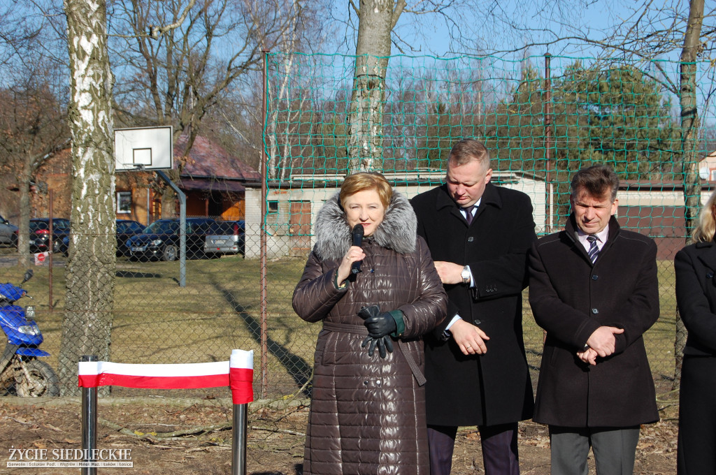 Otwarcie przebudowanej drogi w gminie Grębków