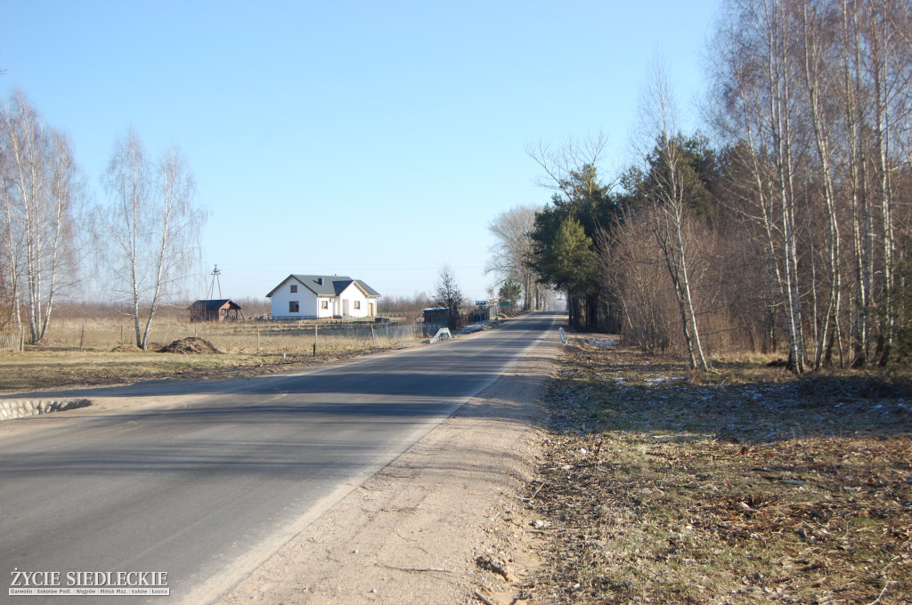 Otwarcie przebudowanej drogi w gminie Grębków