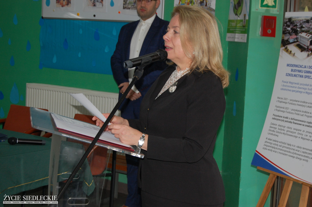 Konferencja i podpisanie umowy w obecności ministra