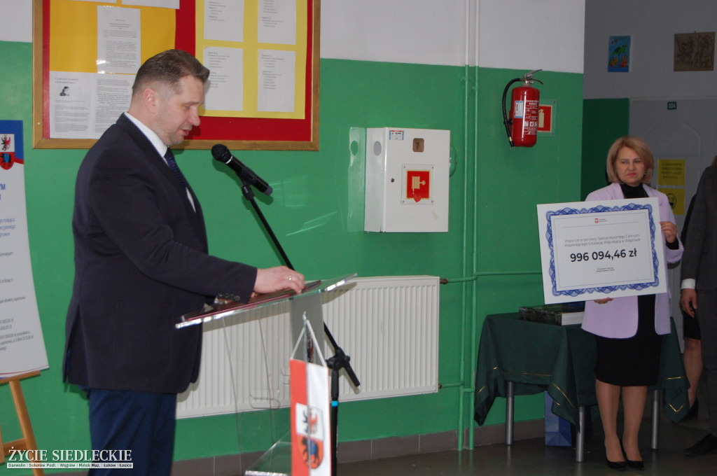 Konferencja i podpisanie umowy w obecności ministra