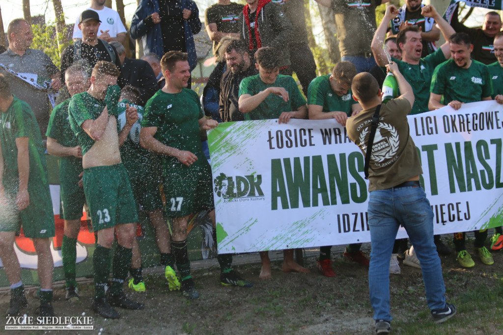Awans Łosic po meczu w Cegłowie