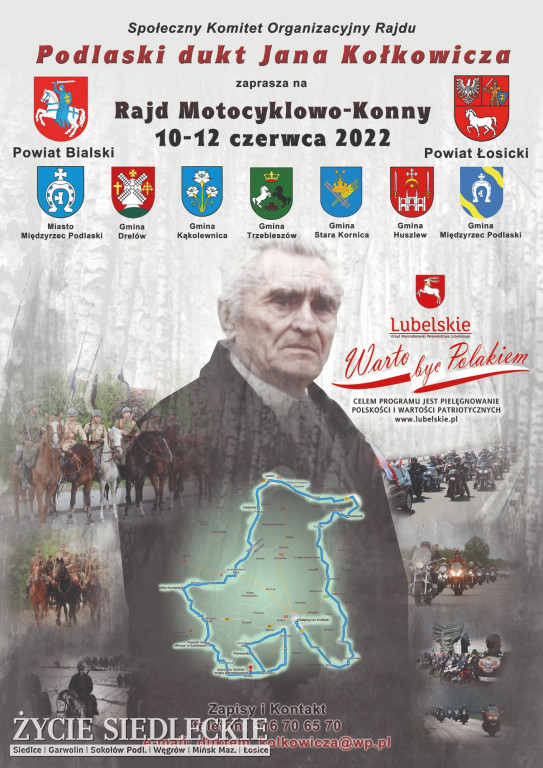 Duktem Jana Kołkowicza przez powiat łosicki