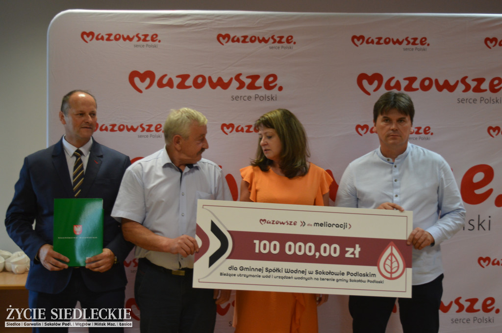 Mazowsze dla melioracji - podpisanie umów