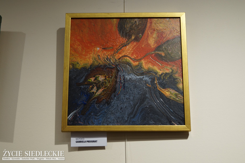 Wernisaż wystawy pouring art