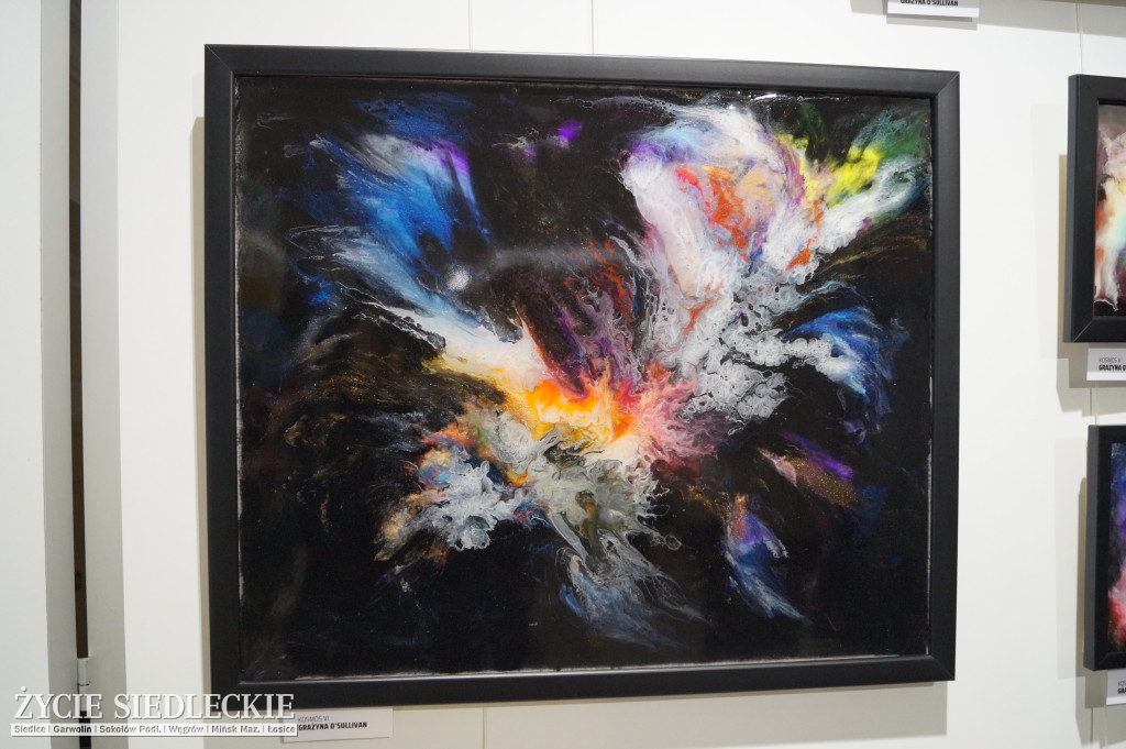 Wernisaż wystawy pouring art