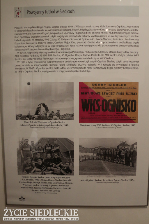 Wystawa piłkarska w Muzeum Regionalnym