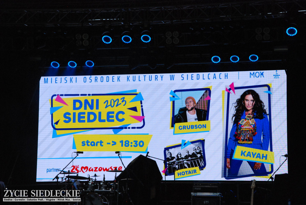 Koncerty Dni Siedlec - Grubson, Kayah i Hot Air