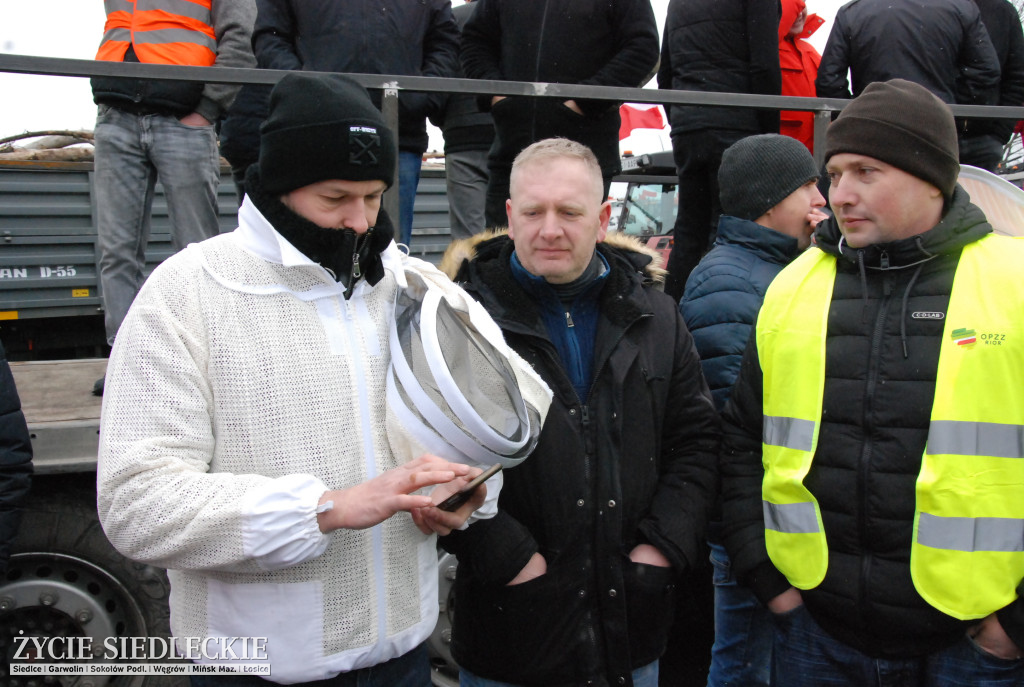 Protest rolników w Zdanach