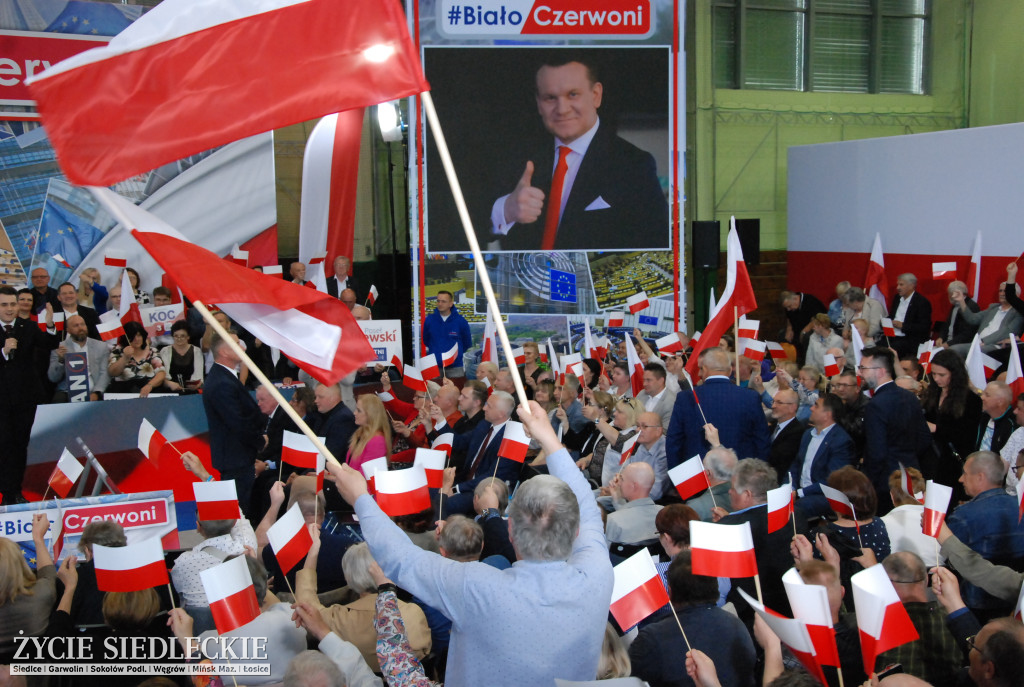 Siedlce: Spotkanie z prezesem PiS Jarosławem Kaczyńskim