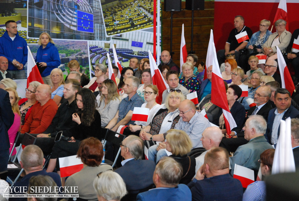 Siedlce: Spotkanie z prezesem PiS Jarosławem Kaczyńskim